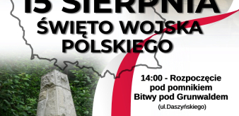 Zapraszamy mieszkańc&oacute;w oraz gości na uroczystości z okazji Święta Wojska Polskiego