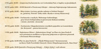 16 PIWNICZAŃSKIE lato dla ducha R.P. 2026 od 04.07 do 13.09.2026 r.