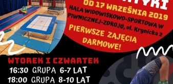 Freestyle World Piwniczna. Zajęcia z akrobatyki. Start 17.09.2019 r.