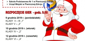 Mikołajkowy Turniej Piłki Siatkowej pod patronatem Burmistrza Piwnicznej-Zdroju
