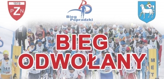 KOMUNIKAT: VI Bieg Popradzki Odwołany