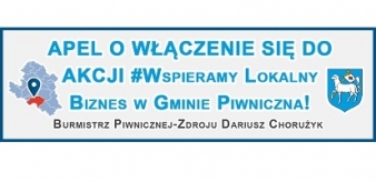 APEL o włączenie się do AKCJI #Wspieramy Lokalny  Biznes w Gminie Piwniczna!