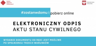 Uzyskaj elektroniczny odpis aktu stanu cywilnego (urodzenia, małżeństwa, zgonu)