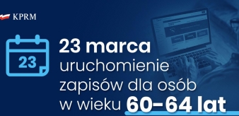 Przyspieszenie rejestracji na szczepienia dla osób 60+