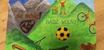Wyniki konkursu plastycznego "BEZNAŁOGOWO, czyli jak żyć zdrowo?" Galeria prac uczestników