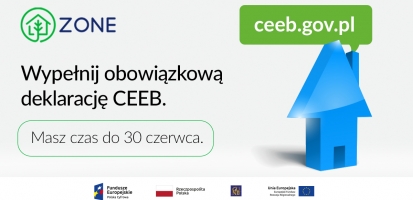 UWAGA! Przypomnienie - Złóż obowiązkową deklaracje do Centralnej Ewidencji Emisyjności Budynków (CEEB) do 30.06.2022