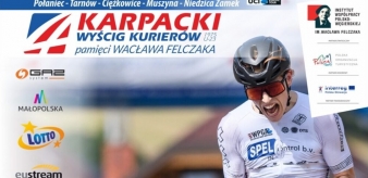 Karpacki Wyścig Kurier&oacute;w 2021. SPRINT PREMIE LOTTO Piwniczna (Rynek) w dniu 31.08.2021 r. 
