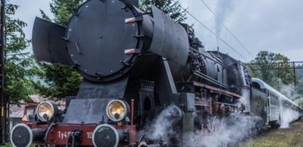 Post&oacute;j pociągu retro 25.09.2021 r. Stacja: Piwniczna - Hanusz&oacute;w: godz. 9:49 - 10:14