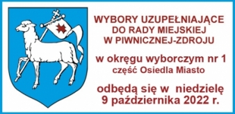 OBWIESZCZENIE Miejskiej Komisji Wyborczej w Piwnicznej-Zdroju z dnia 20 września 2022 r.