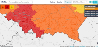 UWAGA! OSTRZEŻENIE HYDROLOGICZNE od godz. 12:00 dnia 08.07.2025 r. do godz. 22:00 dnia 10.07.2025 r. IMGW-PIB