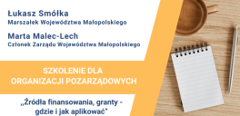 Szkolenia dla organizacji pozarządowych "Źr&oacute;dła finansowania, granty - gdzie i jak aplikować"