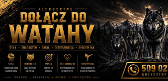 DOŁĄCZ do WATAHY! Treningi kickboxingu dla dzieci, młodzieży i dorosłych