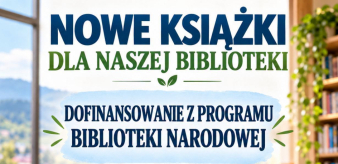 Nowe książki dla naszej biblioteki!